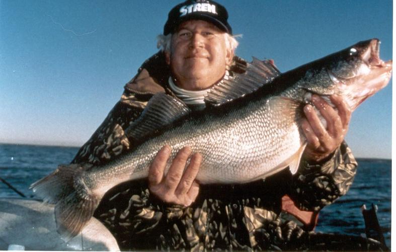 Gary Engberg with huge walleye