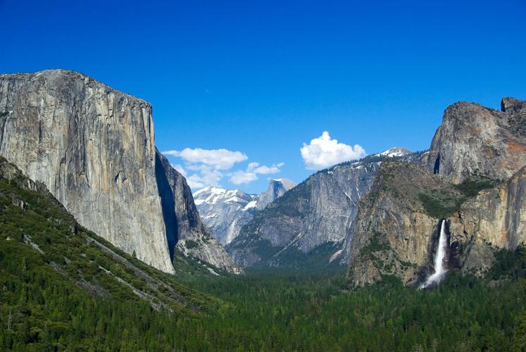 Overlook of Yosemite National Park.