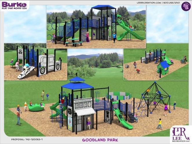 Goodland Park playground model