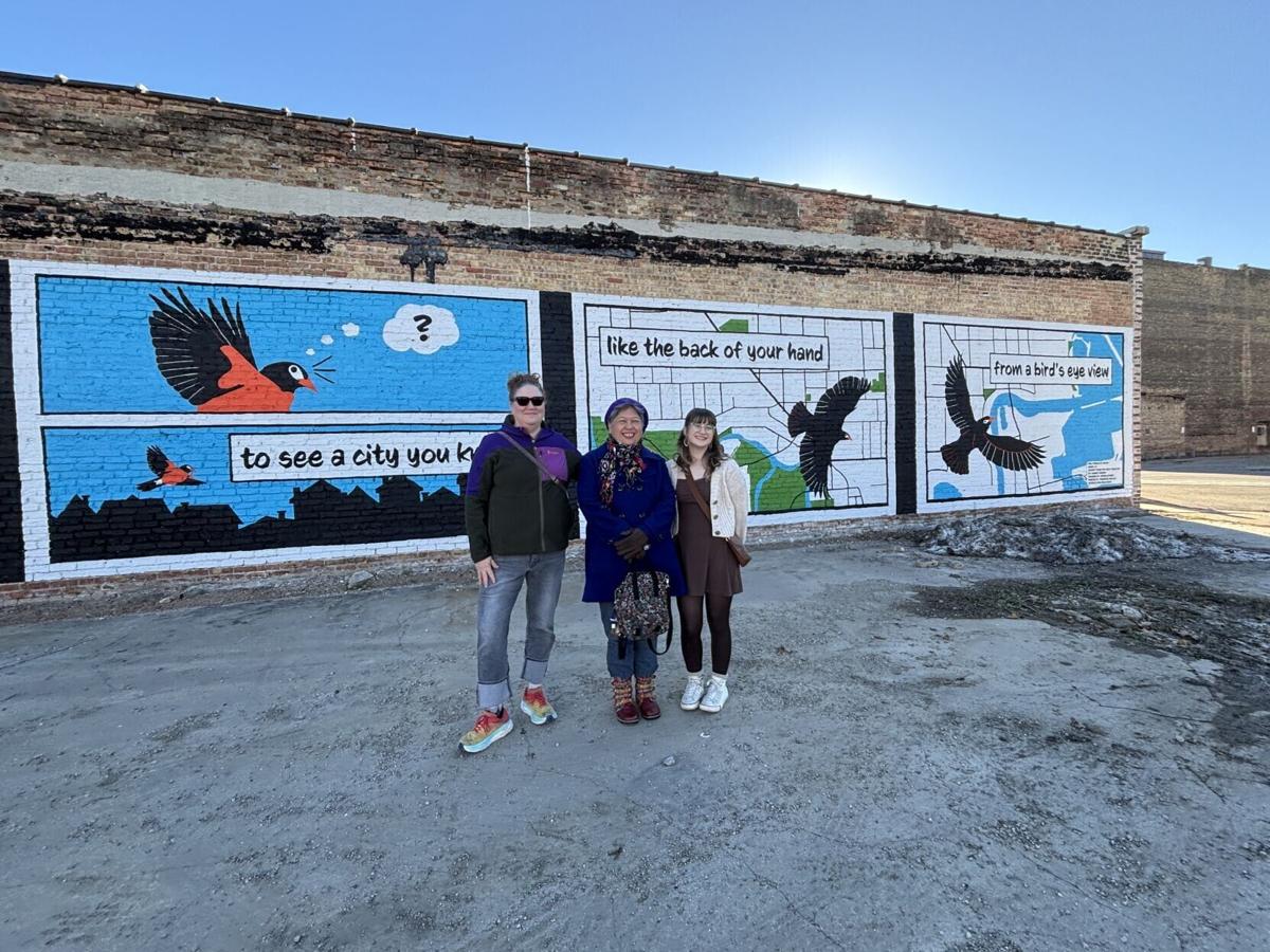 Racine mural installation in partnership with UW-Parkside