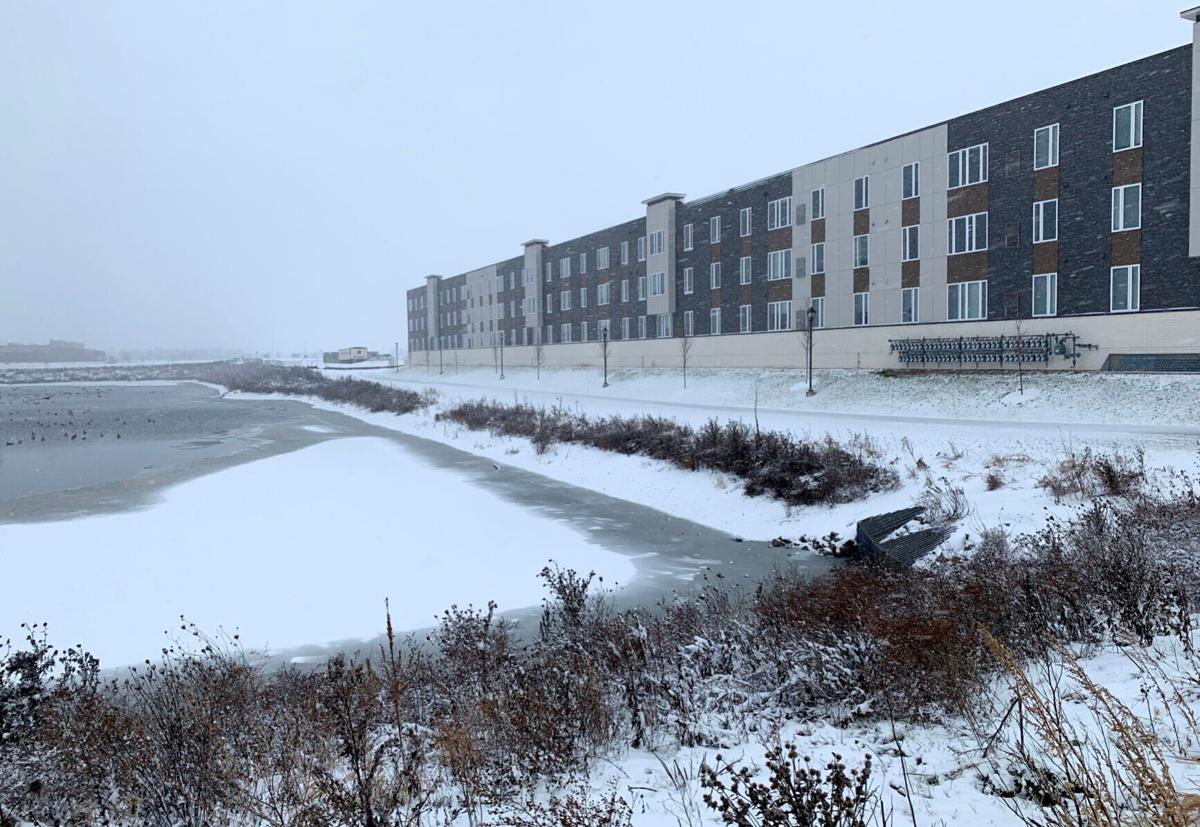 Retention pond at the Wildwood at Main