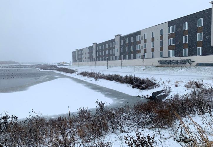 Retention pond at the Wildwood at Main