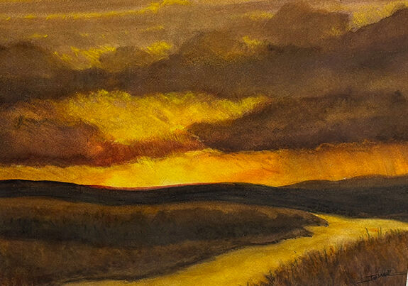 "Evening Sunset" by Tom Jewell