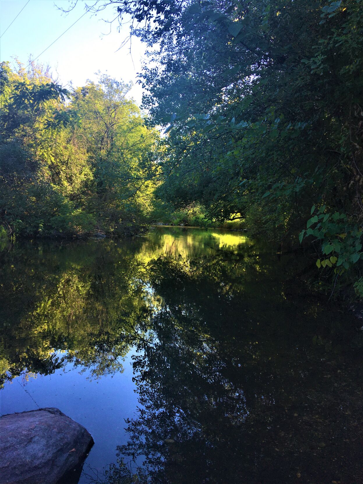 White River along Rustic Road 12, between the Town of Lyons and the City of Lake Geneva