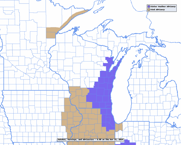 Watches, warnings, advisories 11-21-24