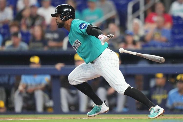 Brewers Marlins Baseball