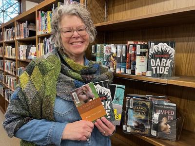 Michelle Carter, Aram Public Library in Delavan