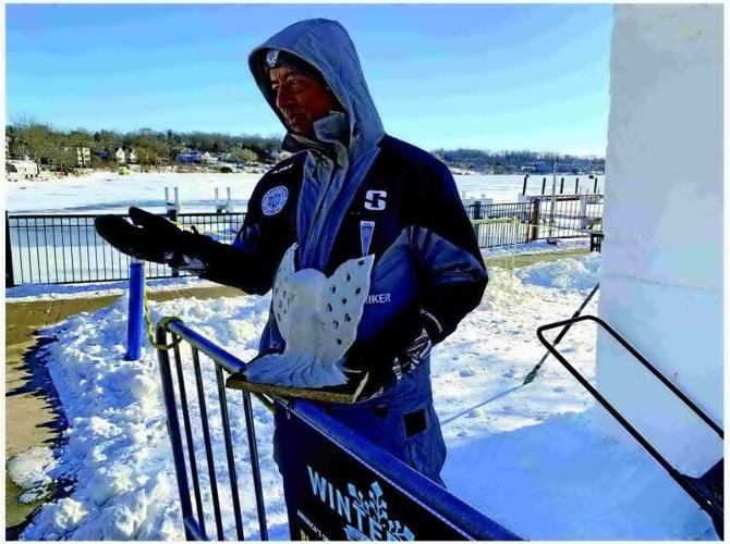 TEAMS CREATE SNOWY WORKS OF ART