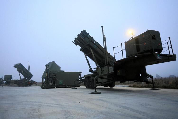 FILE PHOTO: Ceremony announcing the full combat readiness of Patriot missile systems for integration into the national and allied air defense system in Sochaczew