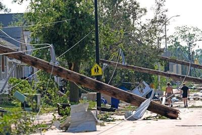 Tornado damage