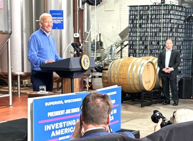 President Joe Biden visits Superior on Jan. 25