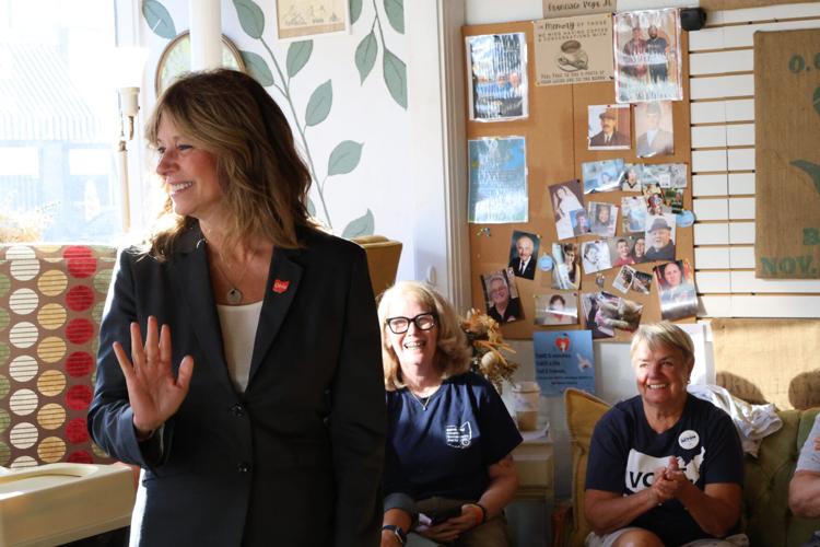 Ohio Democratic gubernatorial candidate Dr. Amy Acton talked about the costs of fuel, health care and energy when she stopped at