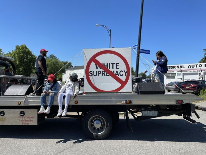 Calls to end white supremacy at Juneteenth