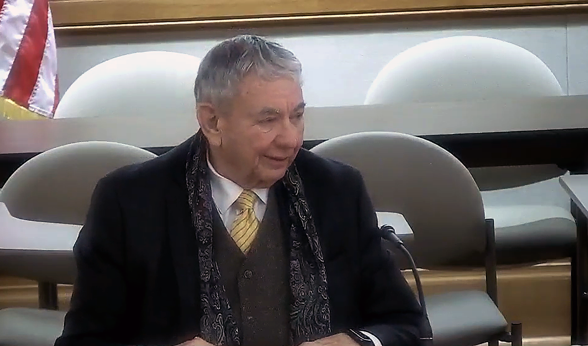 Former Gov. Tommy Thompson as Republicans cast Wisconsin's 10 electoral college votes for Donald Trump