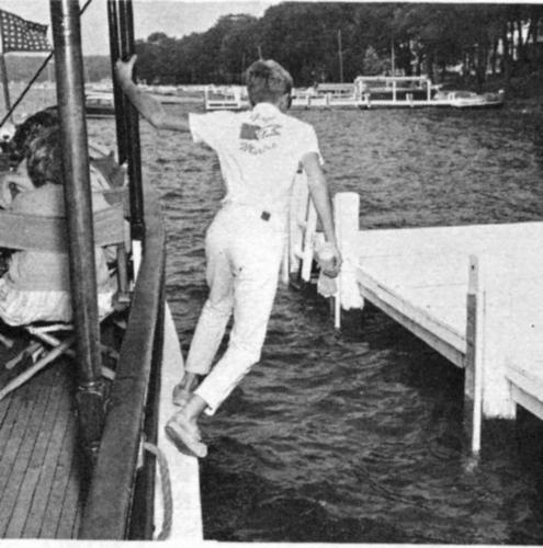 Mailboat delivery on Geneva Lake
