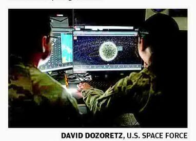 Space weapons deployed
