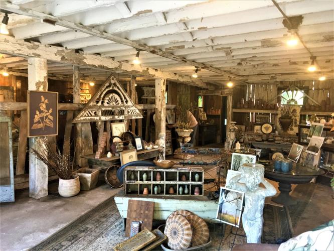 Gifts and art selections in the Northwind Perennial Farm barn