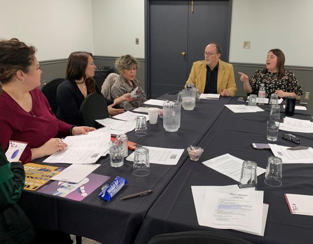 Alexandria Binanti and Business Improvement District Board members discuss several issues