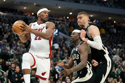 Jrue Holiday, Brook Lopez - Bucks vs. Heat