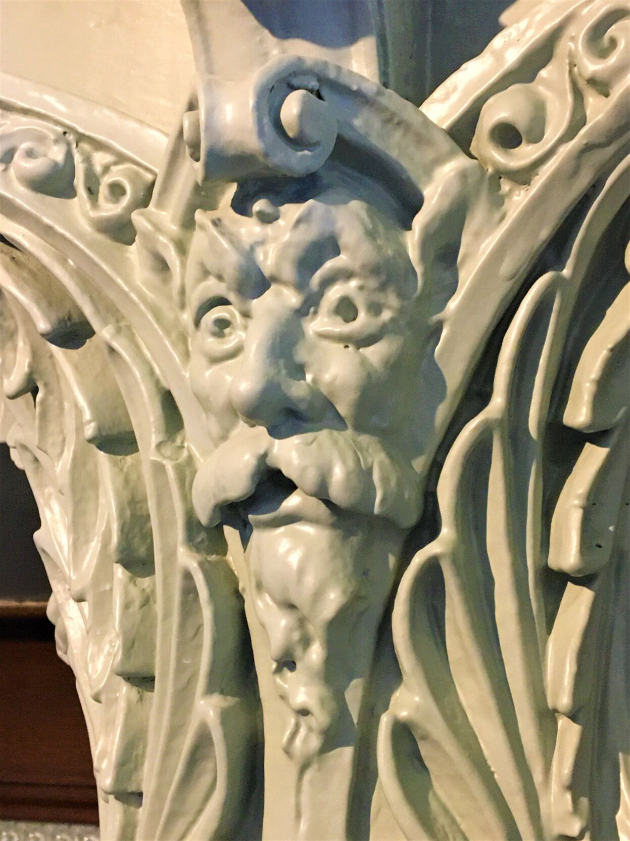 Architectural caricature of Yerkes Observatory benefactor Charles Tyson Yerkes