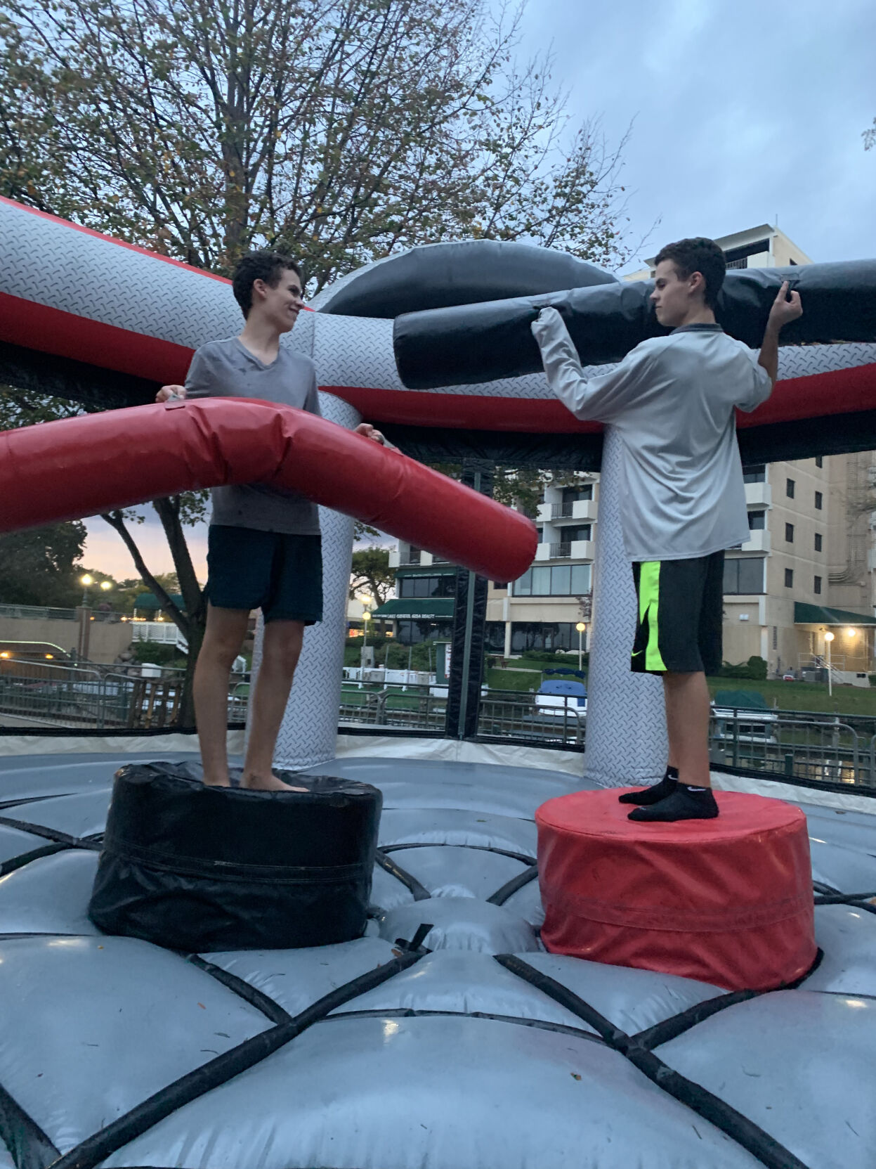 Bounce houses at LG Oktoberfest