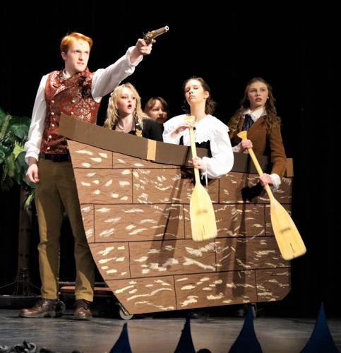 Launch party sets off for Skeleton Island in Williams Bay High School March 10-11, 2023 production of "Treasure Island"