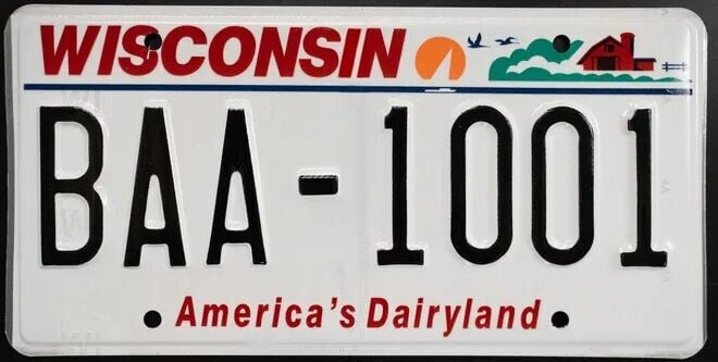 'B' license plate