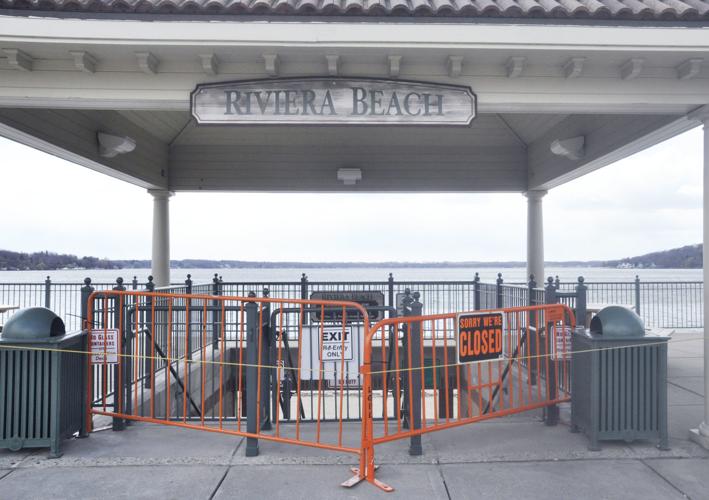 Riviera Beach main entrance closed during coronavirus crisis