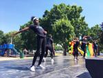 Dance troupe Signature Dance entertains at Burlington Juneteenth event