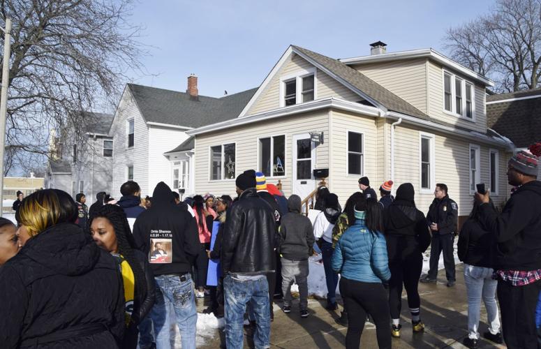 Racine police protest, Jan. 19
