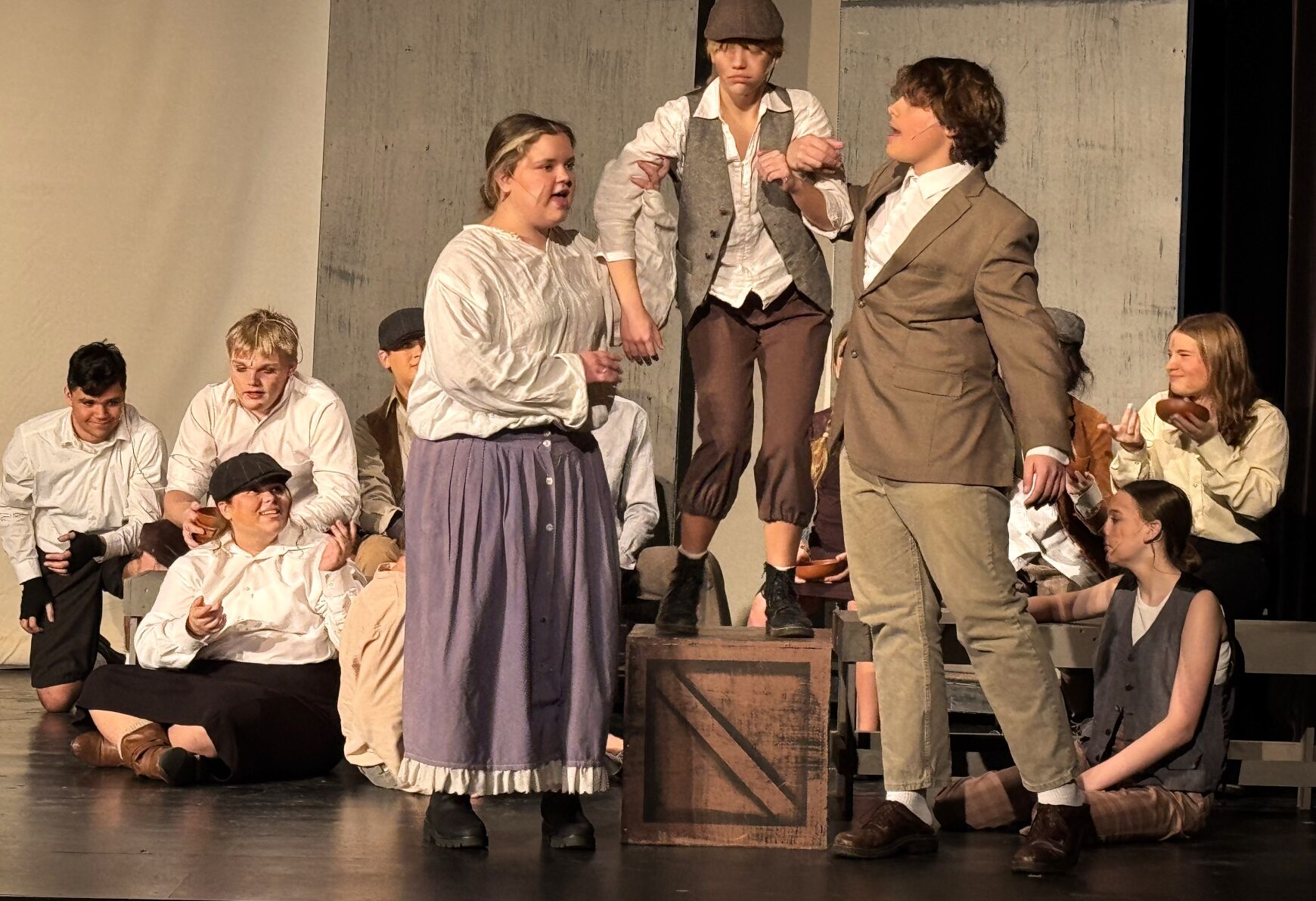 Making an example of Oliver at the workhouse