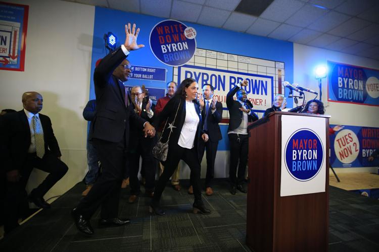 Byron Brown declares victory