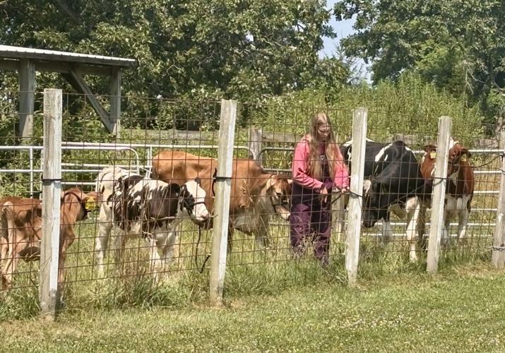 Rebecca Konkel prepares for Walworth County Fair