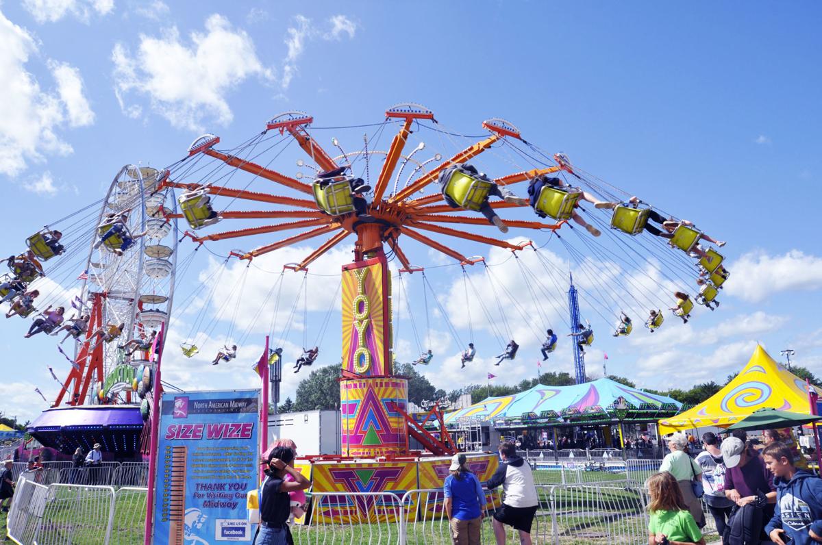 Fair rides, one of the favorite attractions of the Walworth County Fair