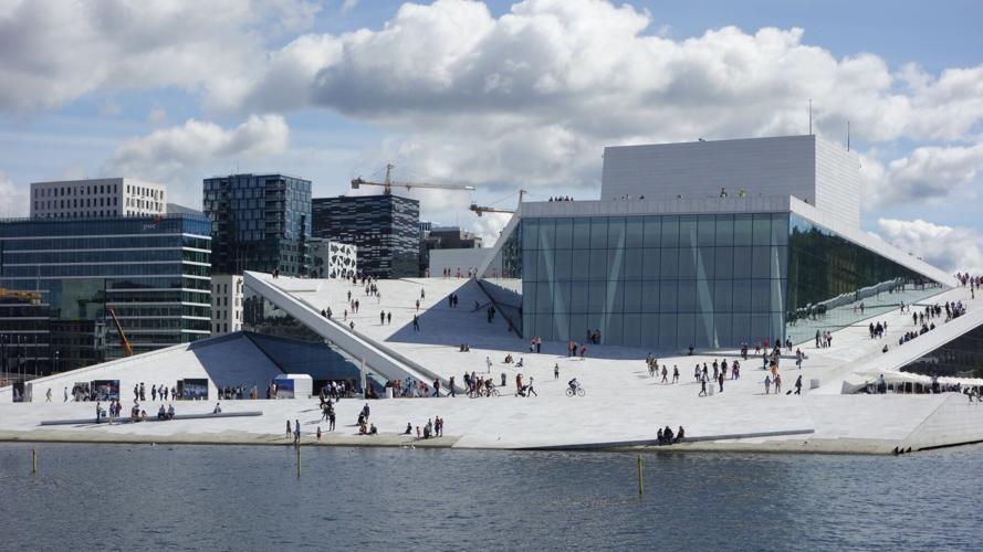 Rising like an iceberg from the sea, Oslo’ s Opera House is one of many ways the city has revitalized its waterfront.