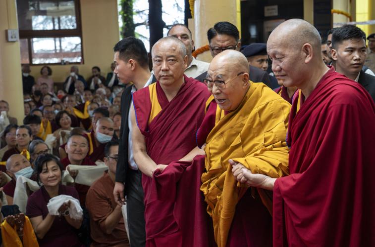 APTOPIX India Dalai Lama Birthday
