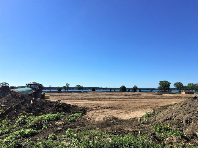 Site preparation work under for The Harbor Club at Lake Lawn along Delavan Lake