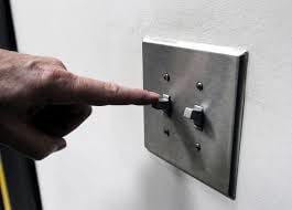 Electric bill generic stock image