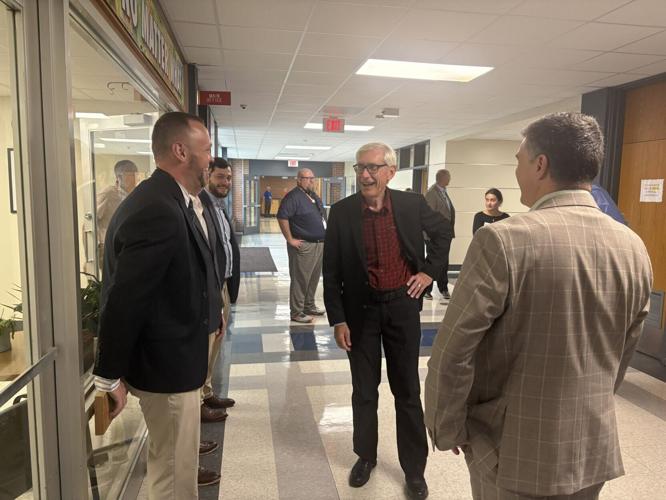 Evers visits Tremper High School