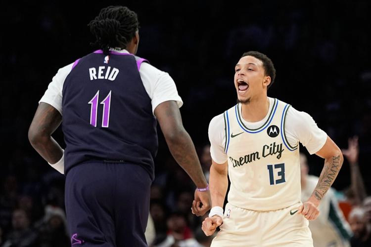 Bucks Timberwolves Basketball