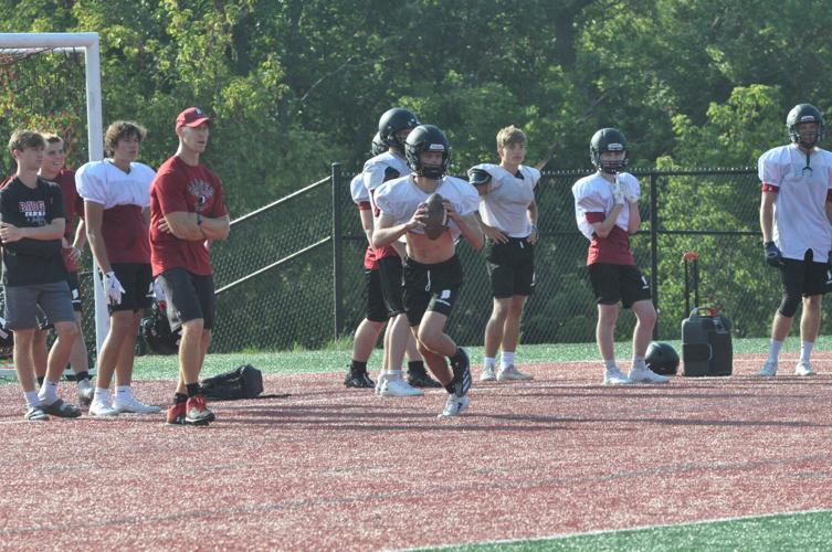 Badger football practice