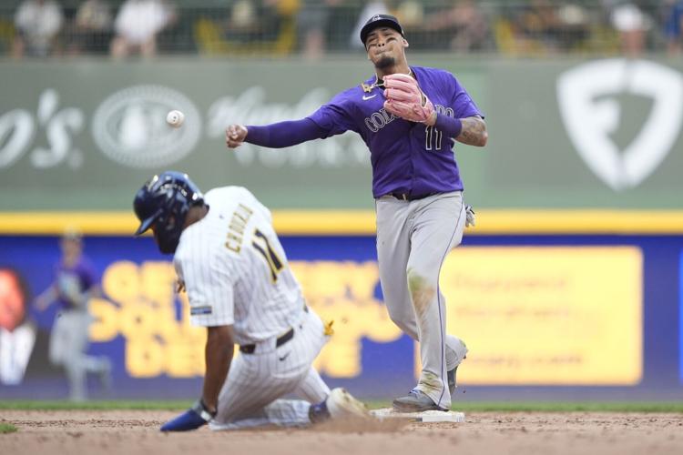 Rockies Brewers Baseball