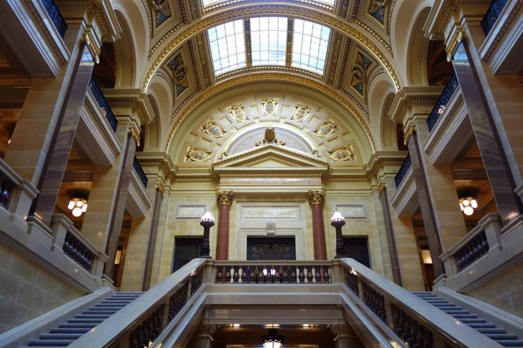 Wisconsin Supreme Court entrance in Capitol Building