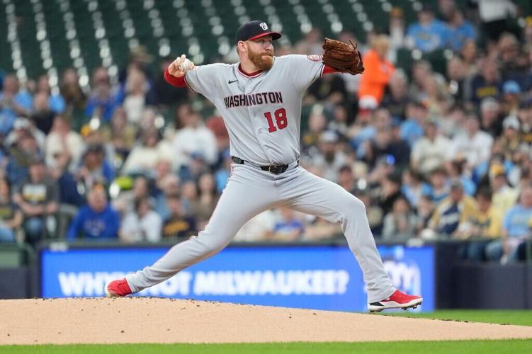 Nationals Brewers Baseball