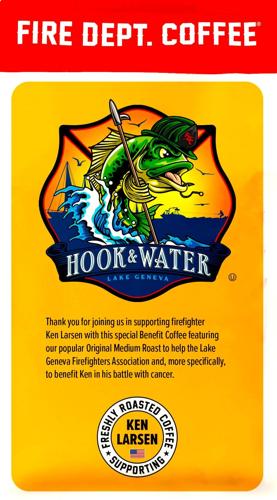 Fire Department Coffee sells special benefit coffee to support Lake Geneva firefighter Ken Larsen in occupational cancer battle