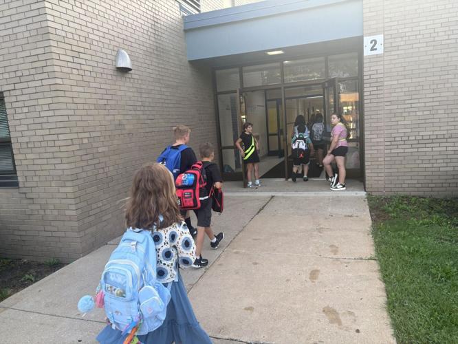 First day of classes at Somers Elementary School