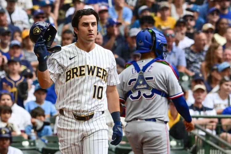 BASEBALL-MLB-MIL-TEX/