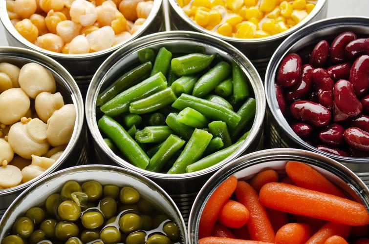 Canned vegetables