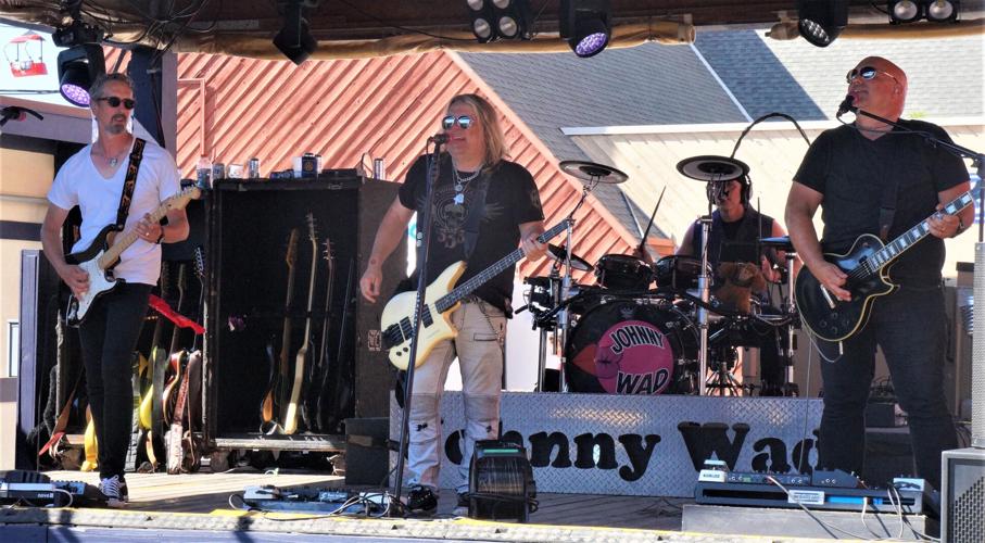 Johnny Wad Band performs at Tavern on the Park at the 2022 Wisconsin State Fair