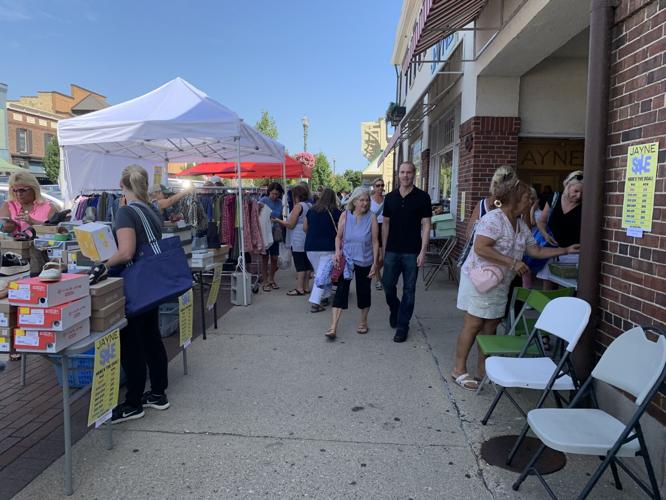 The streets of downtown Lake Geneva were filled with people during Maxwell Street Days